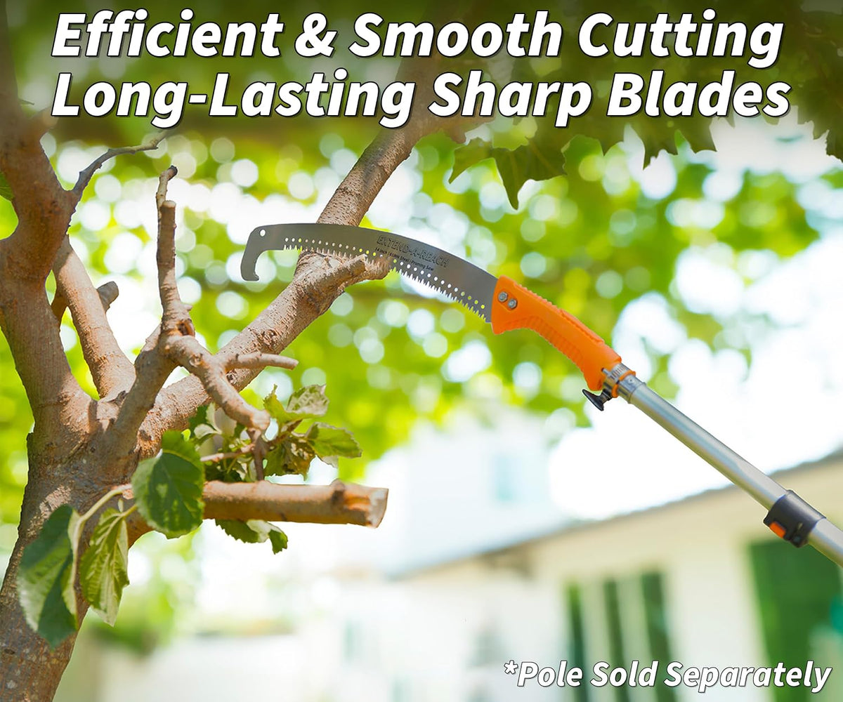 5-30 ft Telescopic Manual Pole Saw for Tree Trimming & Pruning