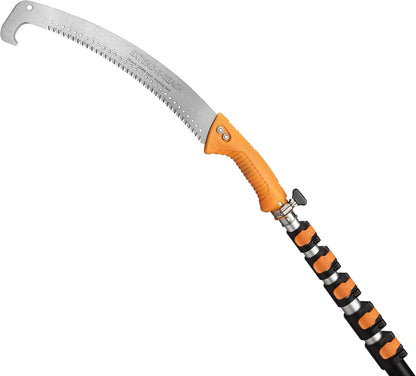 5-30 ft Telescopic Manual Pole Saw for Tree Trimming & Pruning
