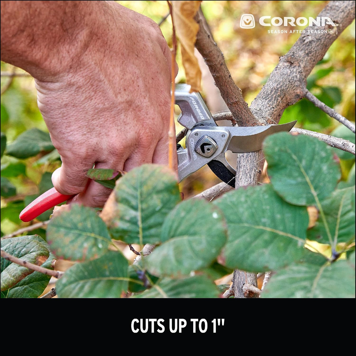 XSeries Pro Bypass Pruner – 1-inch Cut Capacity Heavy-Duty Garden Pruning Shears for Tree, Shrub & Branch Trimming, Professional Landscaping Hand Pruner