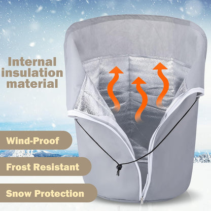 2 Pack Plant Winter Protection Pot, Anti-Frost Flower Pot Protective Bag