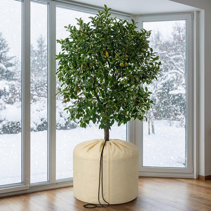 2 Pack Plant Winter Protection Pot, Anti-Frost Flower Pot Protective Bag