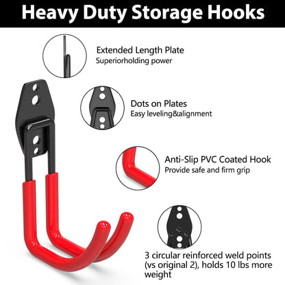 Garden Hose Holder Wall Mount,4 Pack Solid Steel 3.9 Inch Hose Hanger