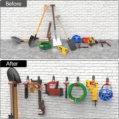 Garden Hose Holder Wall Mount,4 Pack Solid Steel 3.9 Inch Hose Hanger