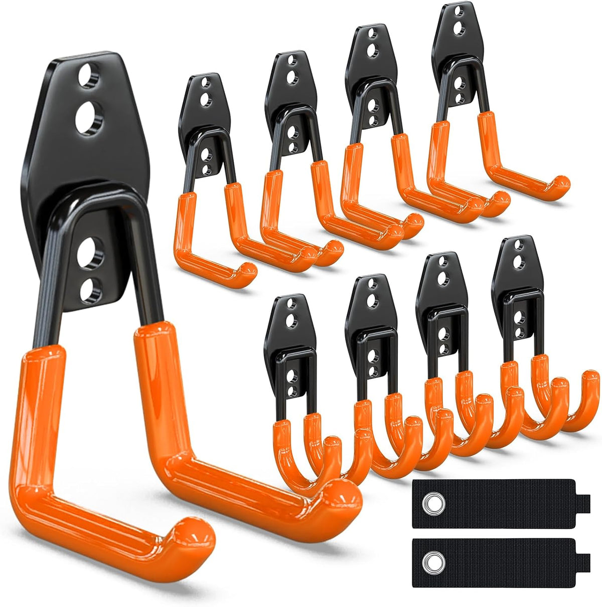 Garden Hose Holder Wall Mount,4 Pack Solid Steel 3.9 Inch Hose Hanger
