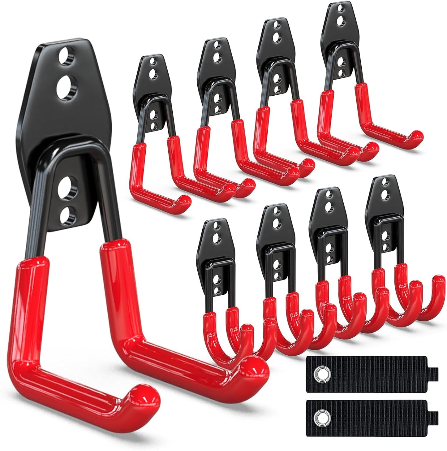 Garden Hose Holder Wall Mount,4 Pack Solid Steel 3.9 Inch Hose Hanger