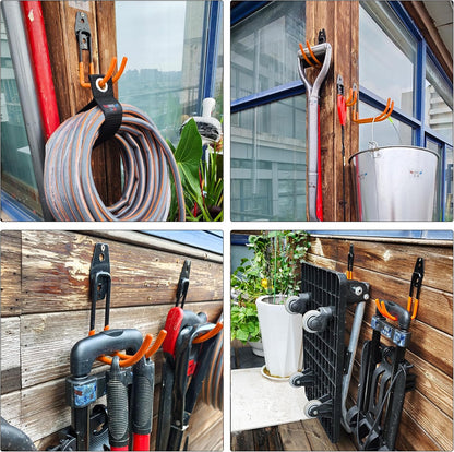 Garden Hose Holder Wall Mount,4 Pack Solid Steel 3.9 Inch Hose Hanger