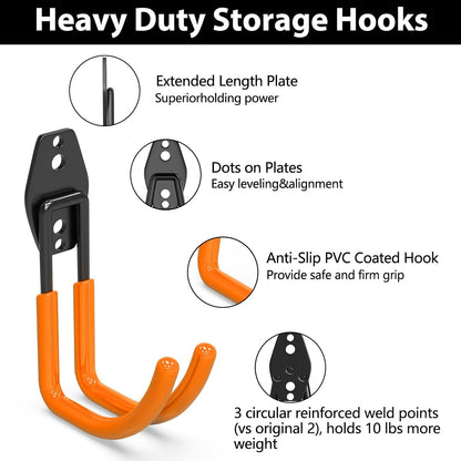 Garden Hose Holder Wall Mount,4 Pack Solid Steel 3.9 Inch Hose Hanger