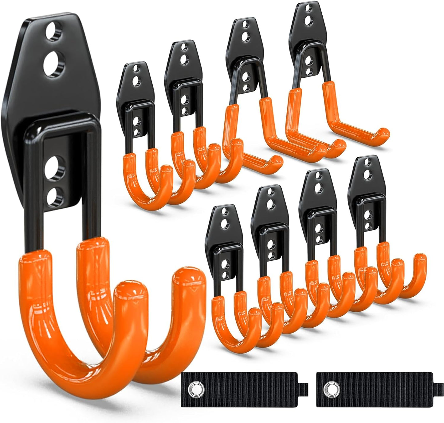 Garden Hose Holder Wall Mount,4 Pack Solid Steel 3.9 Inch Hose Hanger