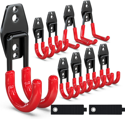 Garden Hose Holder Wall Mount,4 Pack Solid Steel 3.9 Inch Hose Hanger