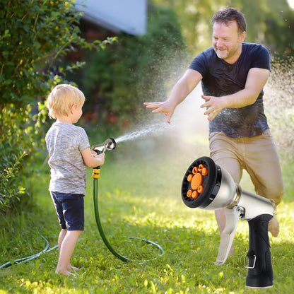 Garden Hose Nozzles Heavy Duty 9 Adjustable Patterns Hose Sprayer Nozzle