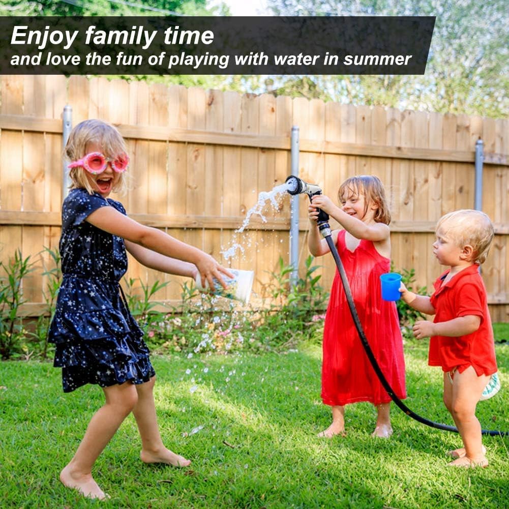 Garden Hose Nozzles Heavy Duty 9 Adjustable Patterns Hose Sprayer Nozzle