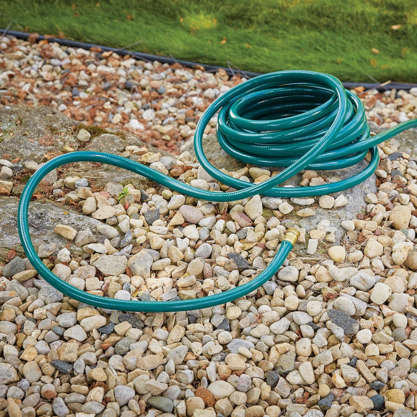 Flexogen 5/8" x 50' Heavy Duty Flexogen Water Hose, Flexible Garden Hose for Vegetable Gardens, Flower Beds, and Lawn Sprinklers