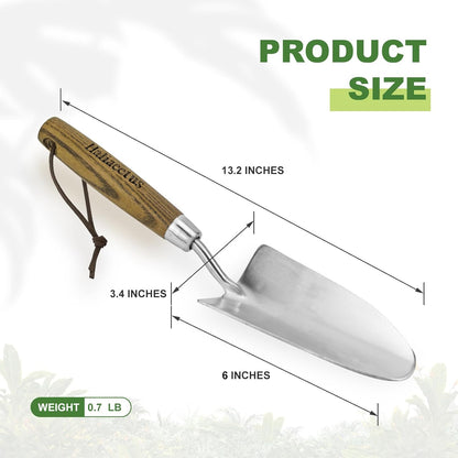 Garden Trowel Hand Tool, Bend Proof Stainless Steel Hand Trowel