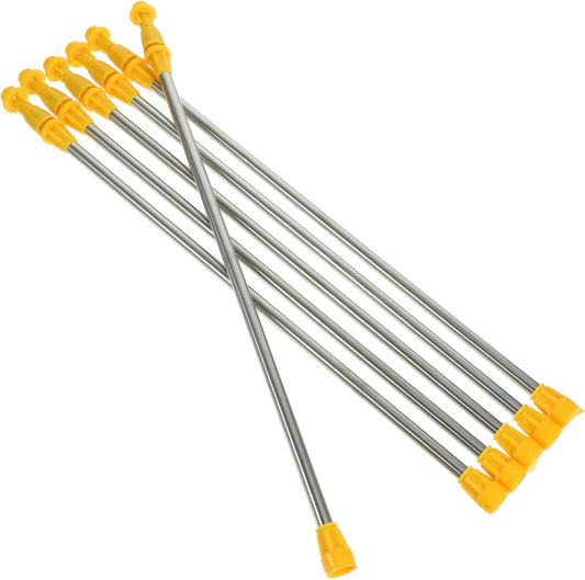 Sprayer Rod Stainless Steel Garden Sprayer Wand Extension 17.71 inch Replacement Rods for Plant Watering Agricultural Spraying Fertilization 6 pack