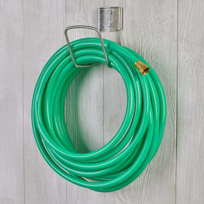 Liberty Garden 681 Hose Hanger, Holds 125-Feet of 5/8-Inch Hose - Stainless Steel