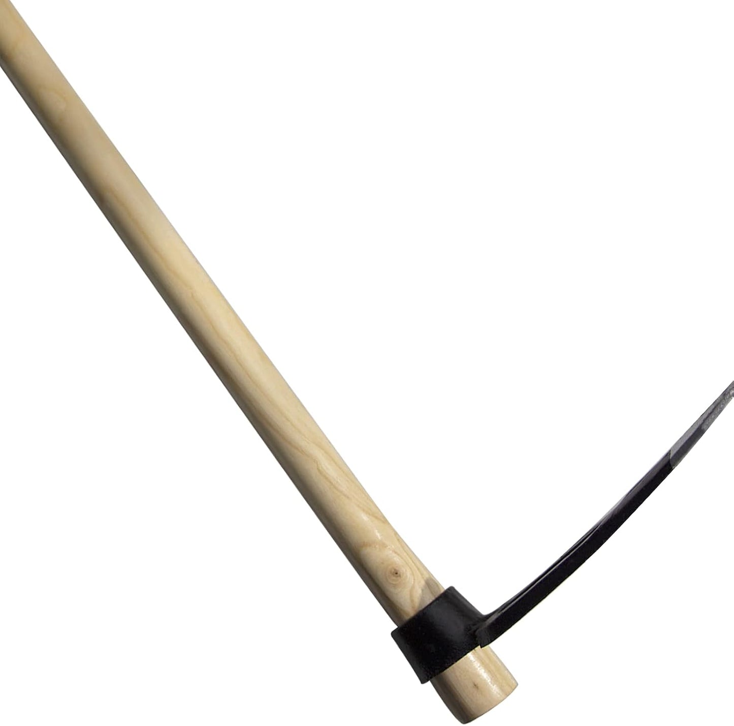 55-Inch Pure Solid Wood Replacement Handle for Garden Hoe Digging Spading, Surface Coated with Protective Paint, Clear Finish, Convenient and Durable (Spade & Fork Head Not Included)