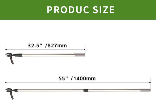 Adjustable Stand Up Weeder, 33-55 Inch, Lightweight Aluminum