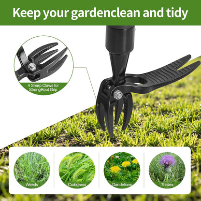 Adjustable Stand Up Weeder, 33-55 Inch, Lightweight Aluminum