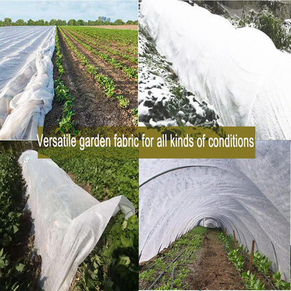 Plant Covers Freeze Protection 10FTX30FT Fabric Plant Blanket Floating Row Cover for Cold Weather Reusable Garden Plant Covers for Winter Frost Protection Sun Pest Protection