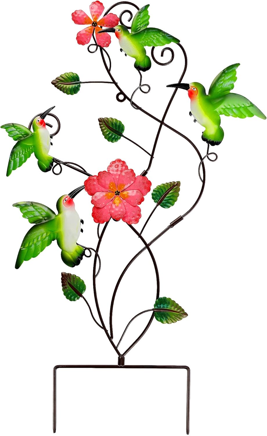 28 Inch Butterfly Garden Stake Decor Metal Wall Art Decoration, Mothers Day Ideal Gifts for Mom, Yard Outdoor Ornaments