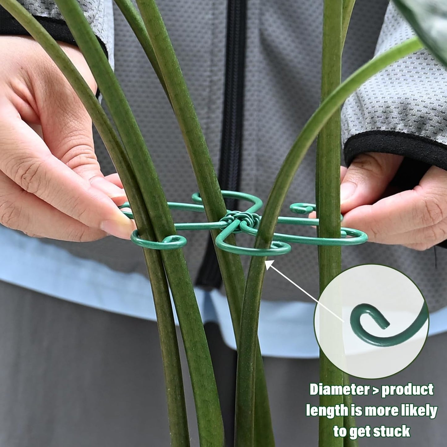 5PCS Monstera Plant Support Hook - 4.1 * 4.4IN Stem Holder