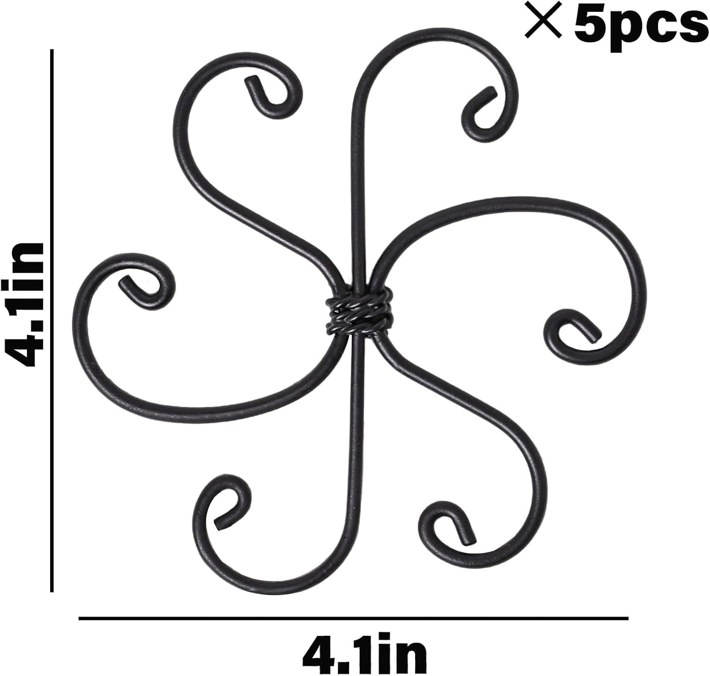 5PCS Monstera Plant Support Hook - 4.1 * 4.4IN Stem Holder