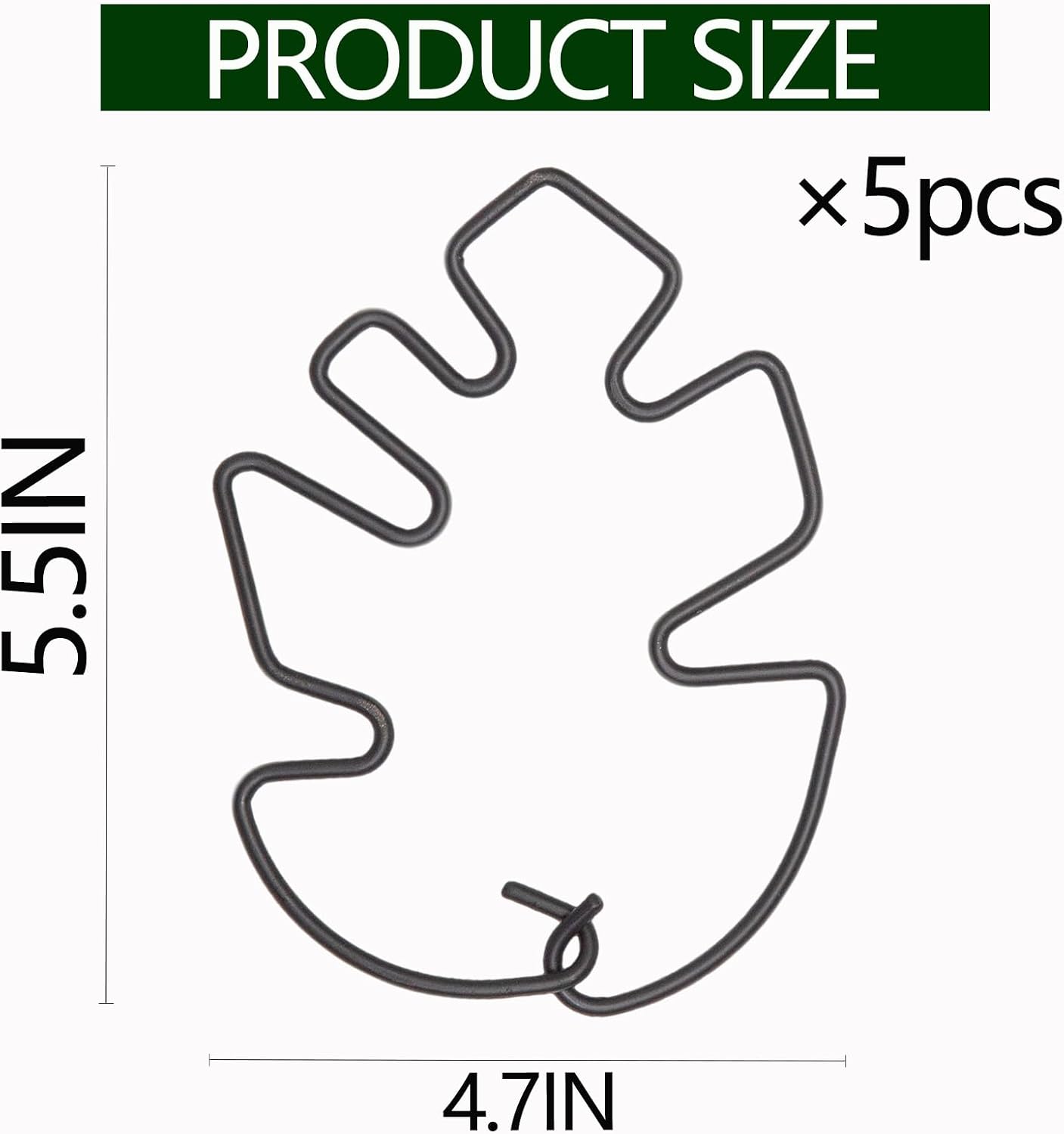 5PCS Monstera Plant Support Hook - 4.1 * 4.4IN Stem Holder