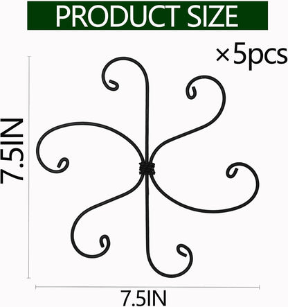 5PCS Monstera Plant Support Hook - 4.1 * 4.4IN Stem Holder