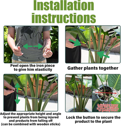 5PCS Monstera Plant Support Hook - 4.1 * 4.4IN Stem Holder