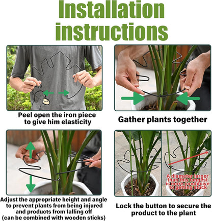 5PCS Monstera Plant Support Hook - 4.1 * 4.4IN Stem Holder