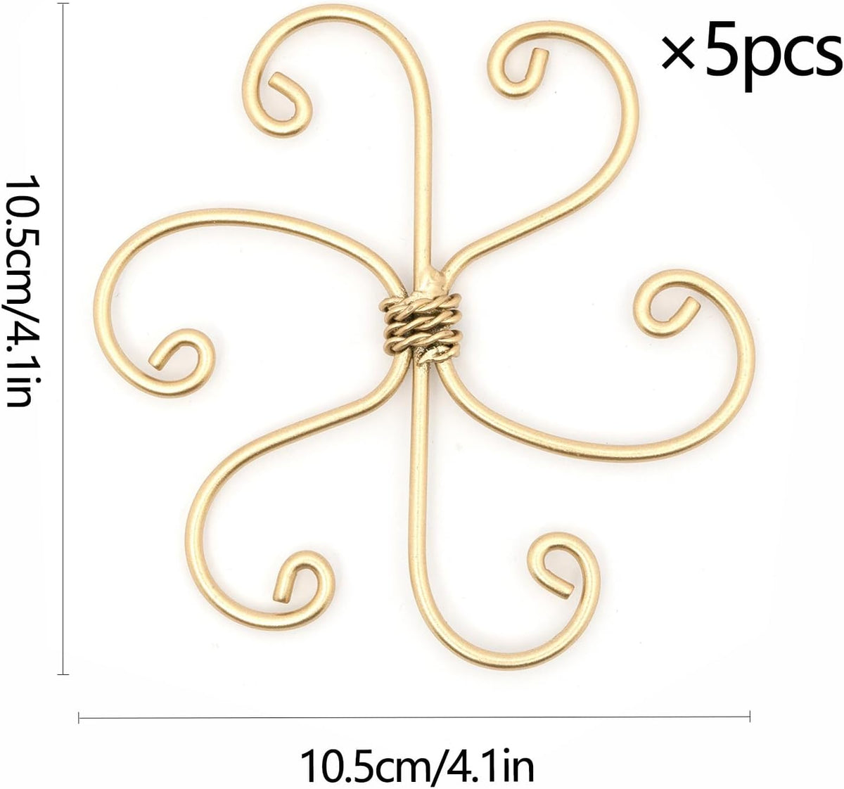 5PCS Monstera Plant Support Hook - 4.1 * 4.4IN Stem Holder