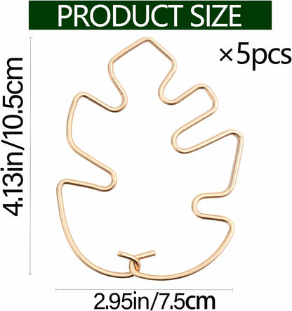 5PCS Monstera Plant Support Hook - 4.1 * 4.4IN Stem Holder