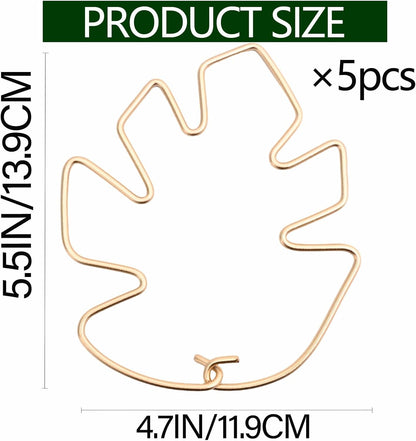 5PCS Monstera Plant Support Hook - 4.1 * 4.4IN Stem Holder