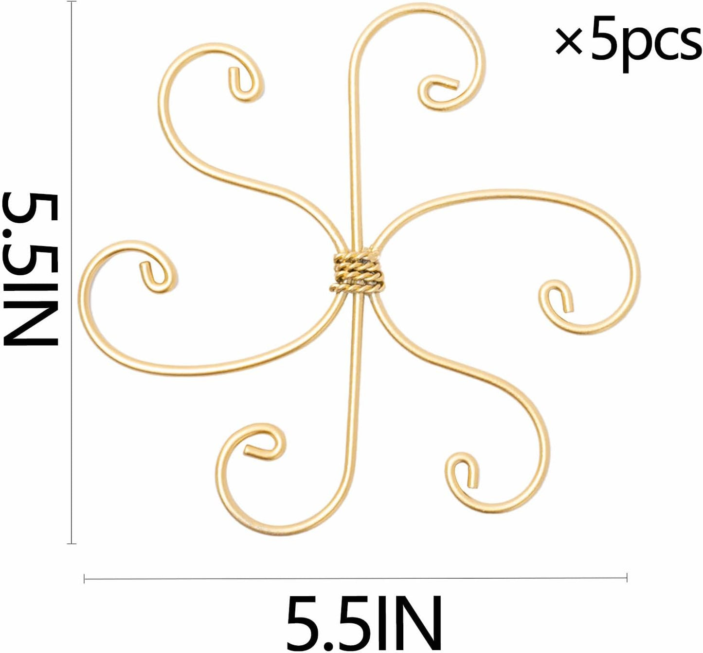 5PCS Monstera Plant Support Hook - 4.1 * 4.4IN Stem Holder