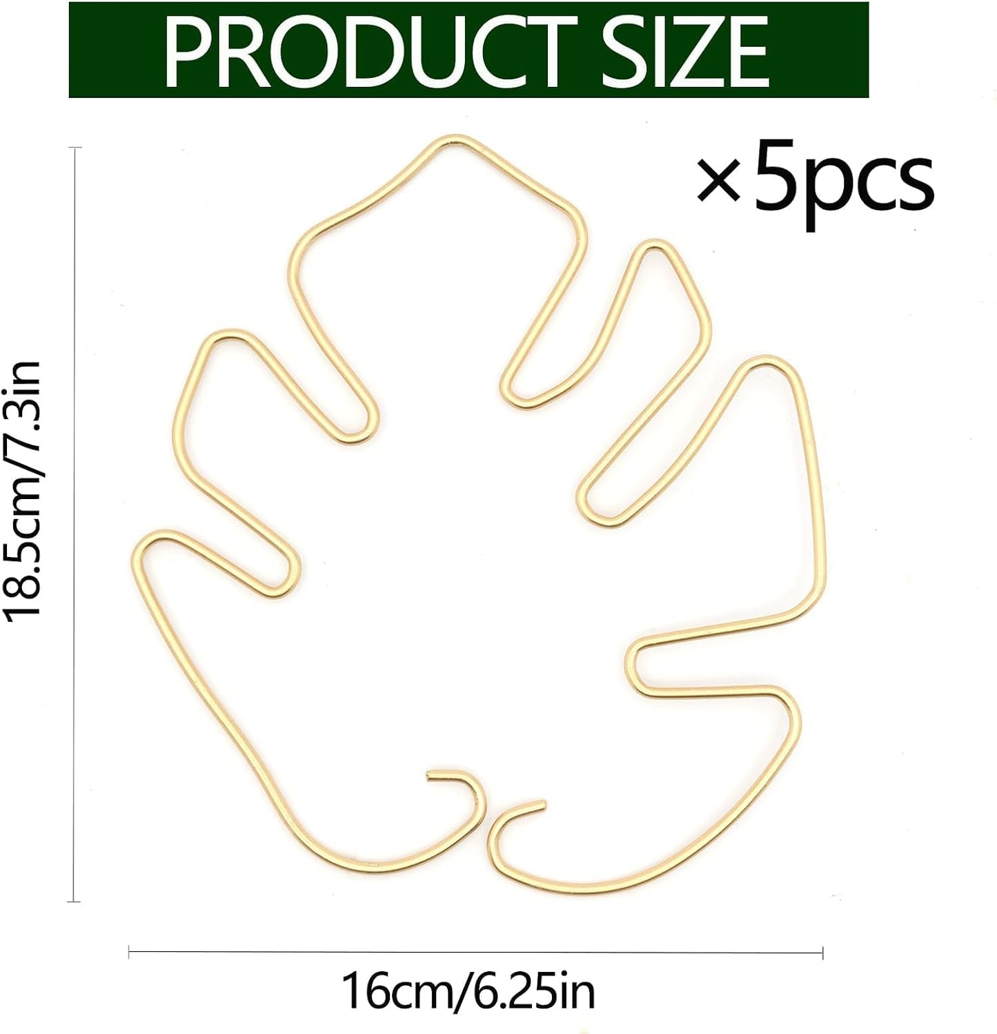 5PCS Monstera Plant Support Hook - 4.1 * 4.4IN Stem Holder