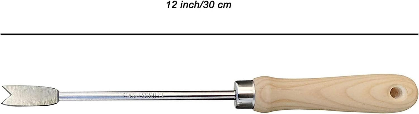 Dandelion Weeder Pitchfork Tool with Ergonomic Handle