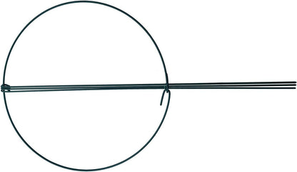 10 Pack 10" Wide x 16" High Peony Cage Rings Garden Plant Support Brace Round Metal Plant Stakes Rings, Strong Large Garden Supports for Flowers, Peonies, Rose, Lily