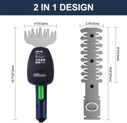 7.2V Grass Shear & Shrubbery Trimmer