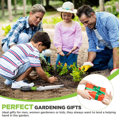Hand Weeder Puller, 5-in-1 Garden Trowel with Wooden Handle