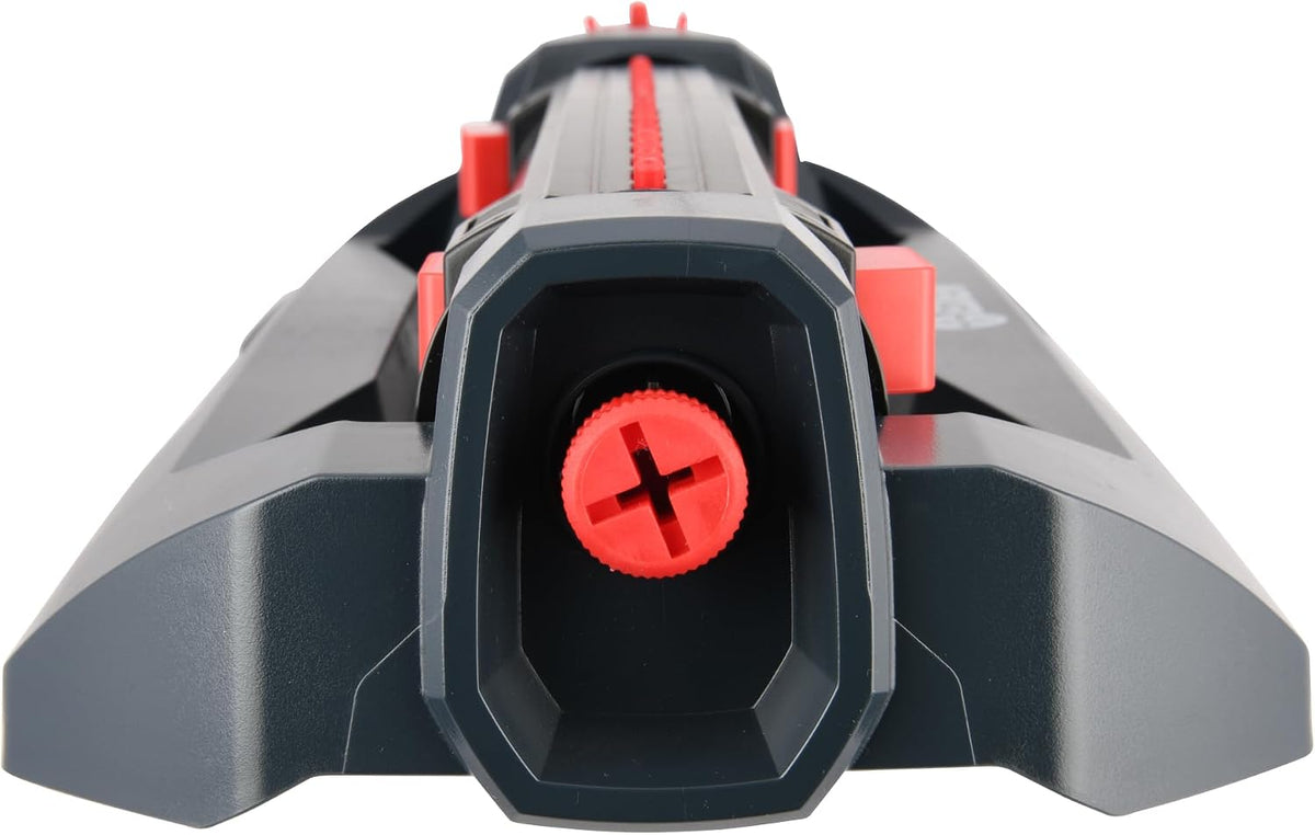 96212 Turbo Oscillating Sprinkler | Covers Up to 4,400 sq. ft., 18 Precision Nozzles, Adjustable Range, Flow Control, Triple Nozzle Width Switches, Turbo Drive Motor, Quick Connect Bundle