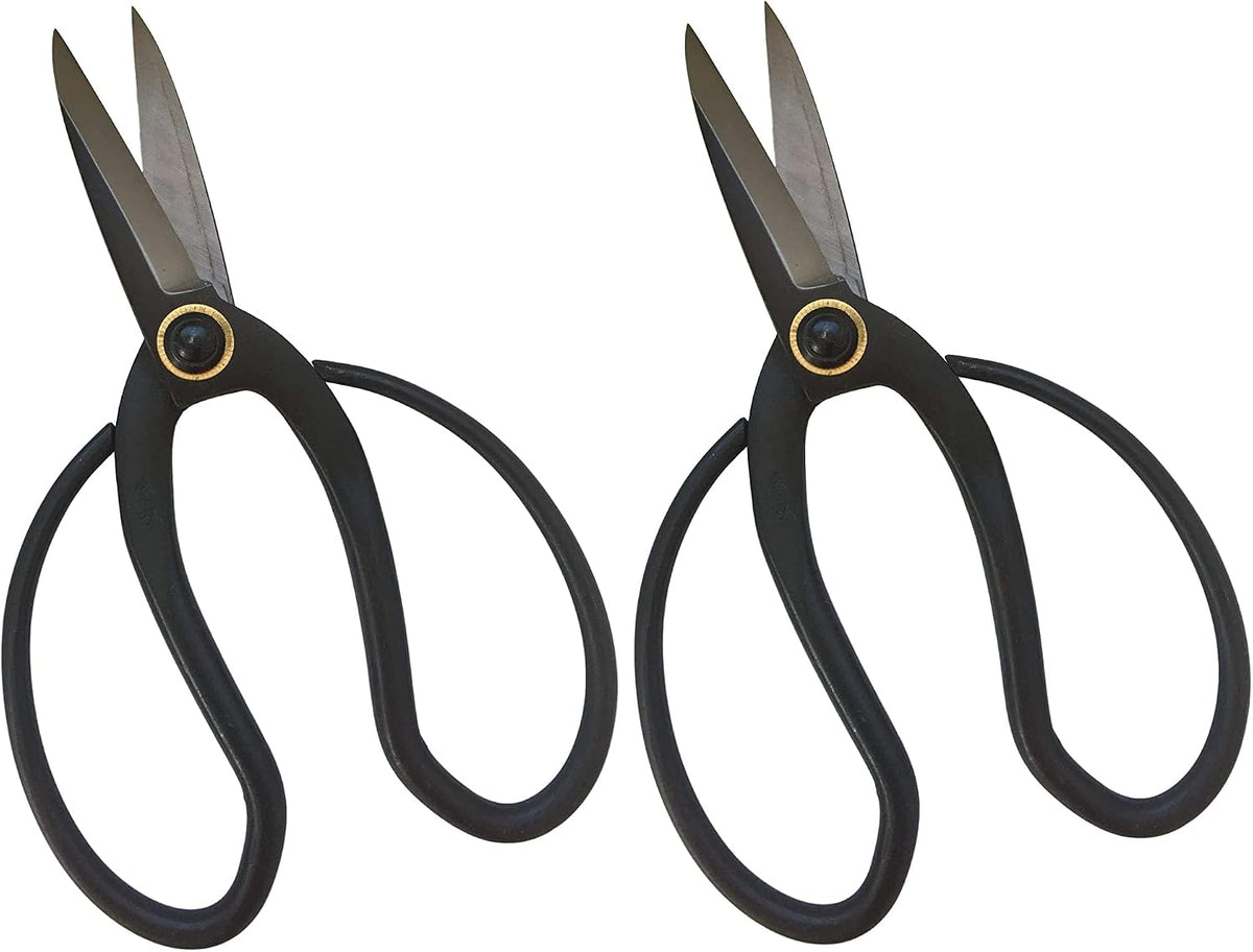 Professional Bonsai Scissors 180mm - Traditional Butterfly Bonsai Pruner Shear for Precise Trimming Pruning and Deadheading of Flowers Plants, Japanese Bonsai Garden Tools