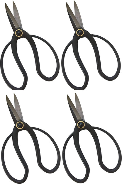 Professional Bonsai Scissors 180mm - Traditional Butterfly Bonsai Pruner Shear for Precise Trimming Pruning and Deadheading of Flowers Plants, Japanese Bonsai Garden Tools