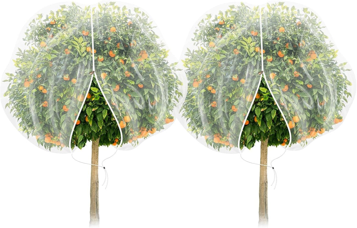 2Pack Garden Netting 10X10 Feet Large Fruit Tree Netting