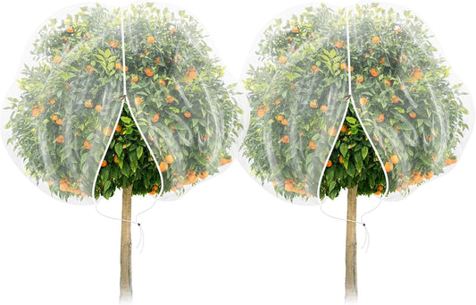 2Pack Garden Netting 10X10 Feet Large Fruit Tree Netting