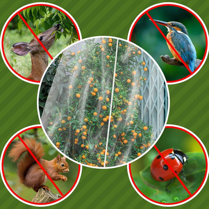 2Pack Garden Netting 10X10 Feet Large Fruit Tree Netting