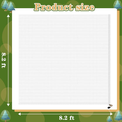 2Pack Garden Netting 10X10 Feet Large Fruit Tree Netting