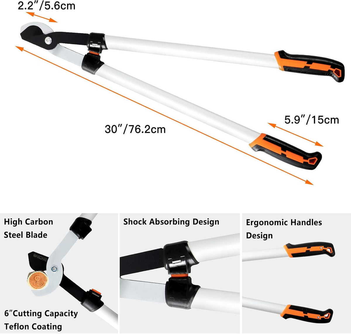 Hedge Clippers Pruning Shears 4 in 1 Set Garden Pruning Tool Set