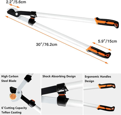 Hedge Clippers Pruning Shears 4 in 1 Set Garden Pruning Tool Set