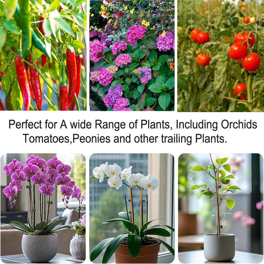 Plants Orchid Support Clips Flower Vine Clips Plant Clips Orchid Clips 30 Pcs for Supporting Stems Vines Stalks Climbing Plant Grow Upright