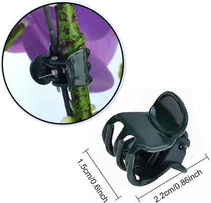 Plants Orchid Support Clips Flower Vine Clips Plant Clips Orchid Clips 30 Pcs for Supporting Stems Vines Stalks Climbing Plant Grow Upright